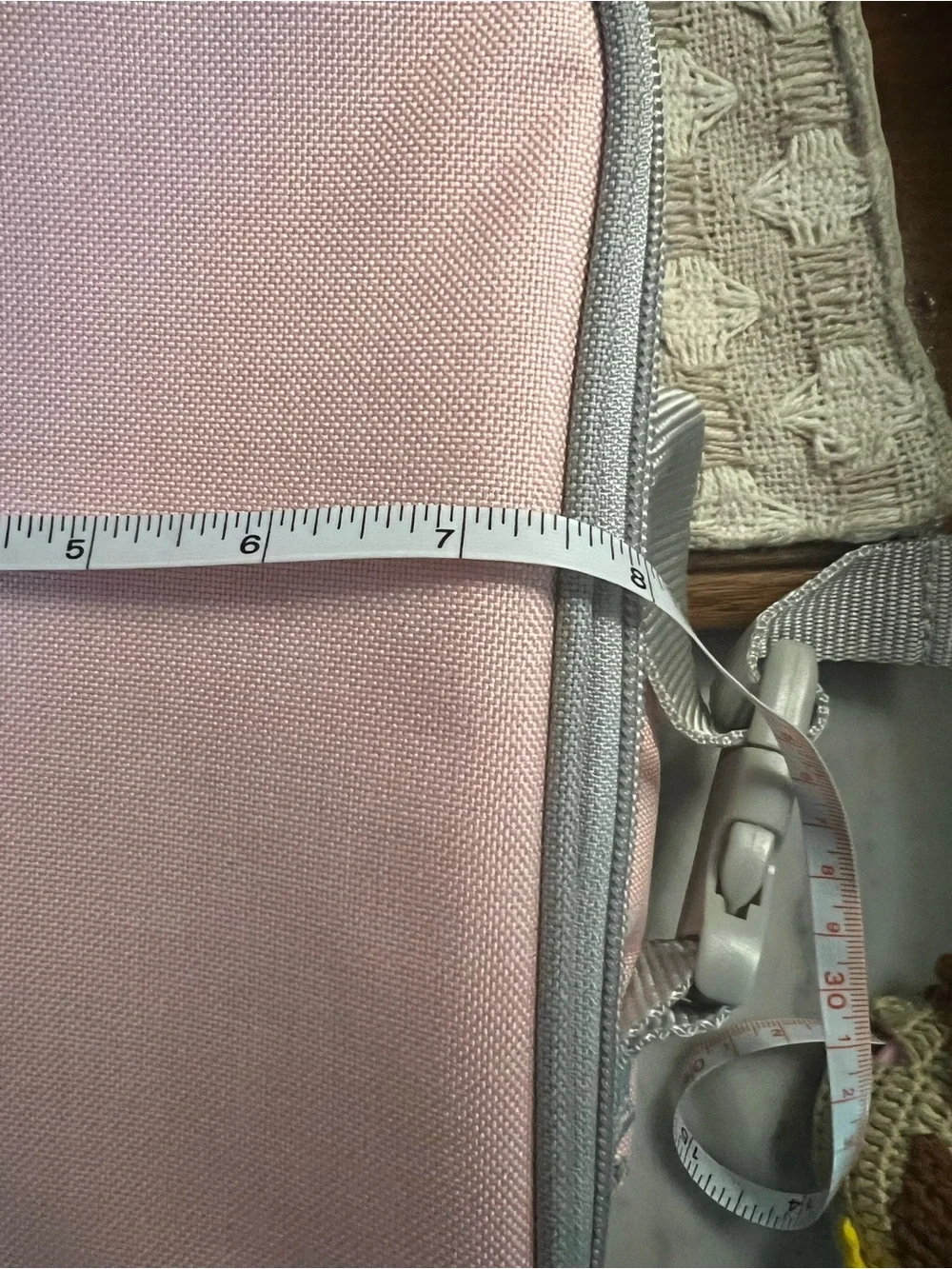 SIMPLE MODERN Classic Hadley Insulated Zip Around Lunch Bag‎ Pink Grey GUC